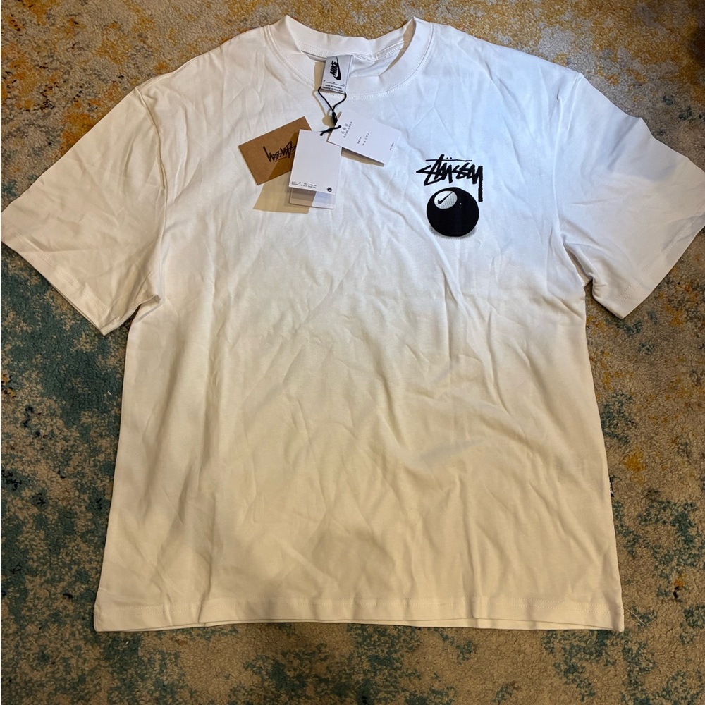 Stussy White Short Sleeve Nike Collab Very limited